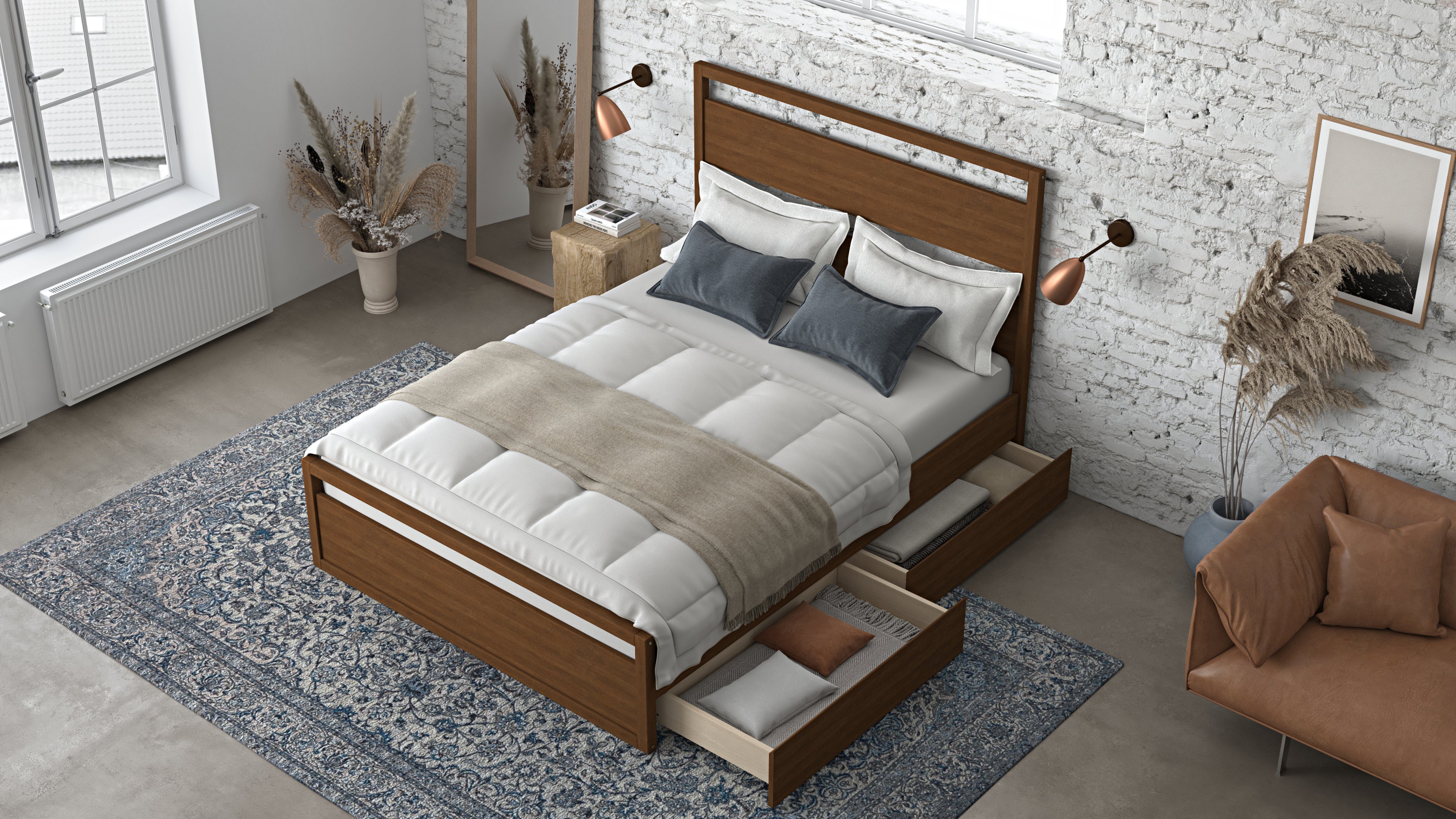 Solid Wood Bed Frames