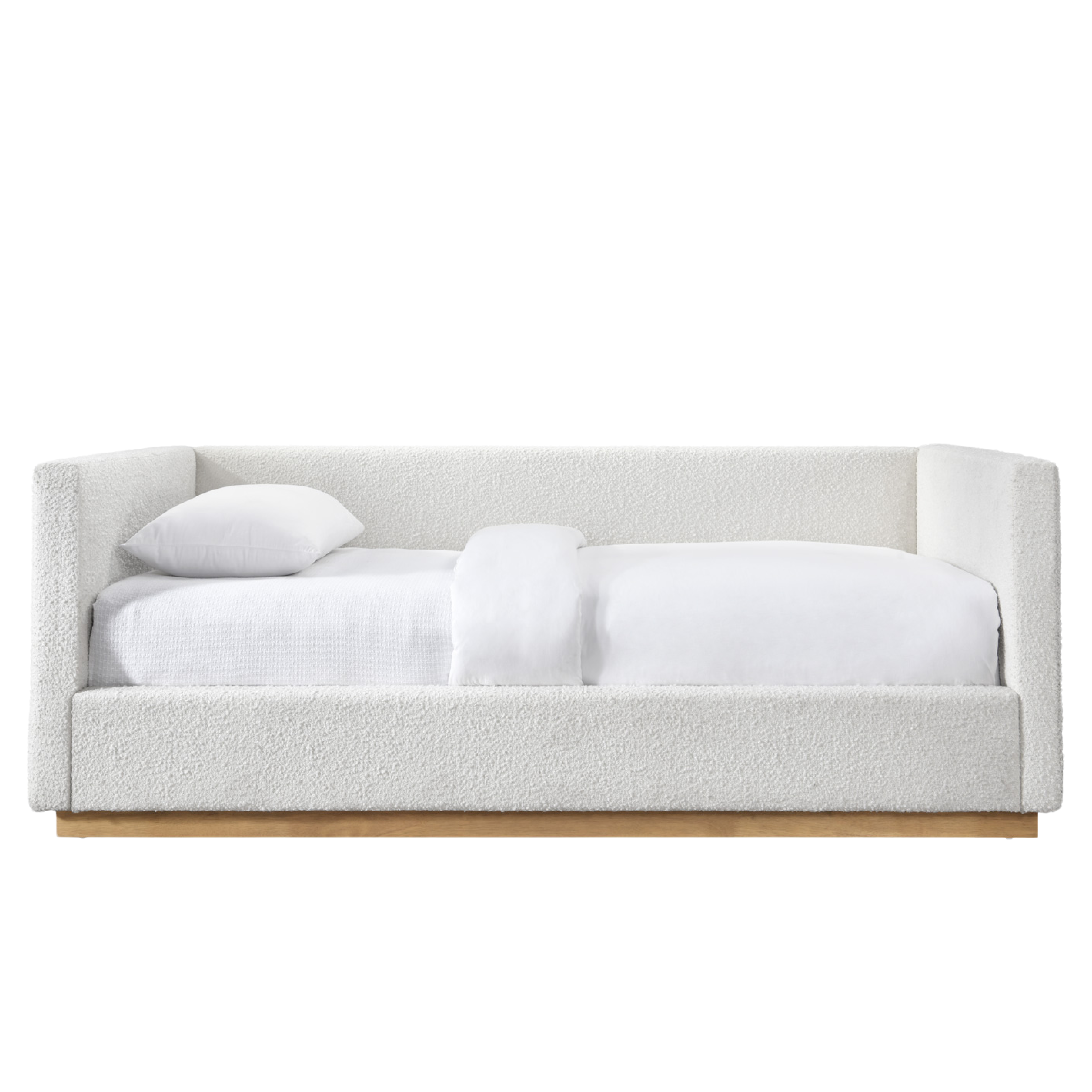 Nora Floating Boucle Twin Daybed