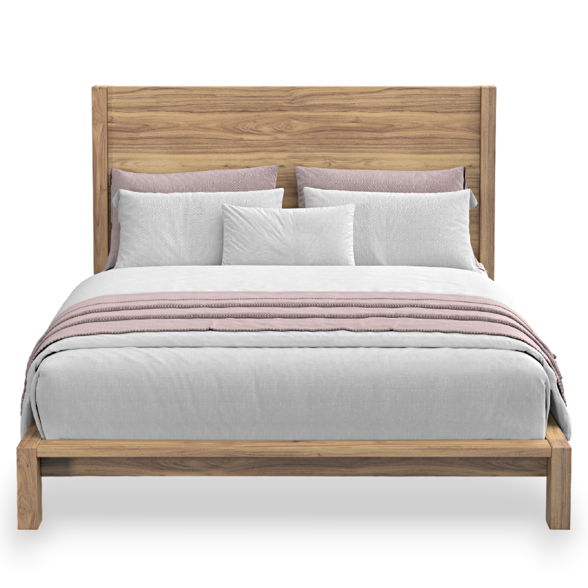 Rowan Queen Bed Natural Haus Modern