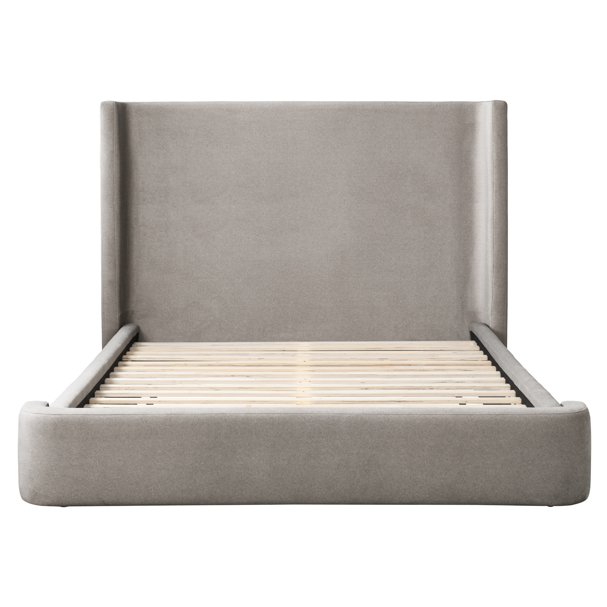 Graham Upholstered Wingback Bed