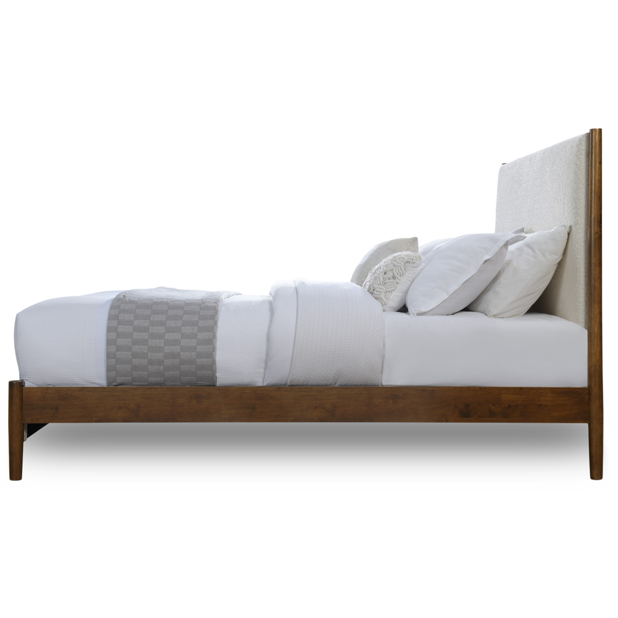 Clara Cream Boucle Bed