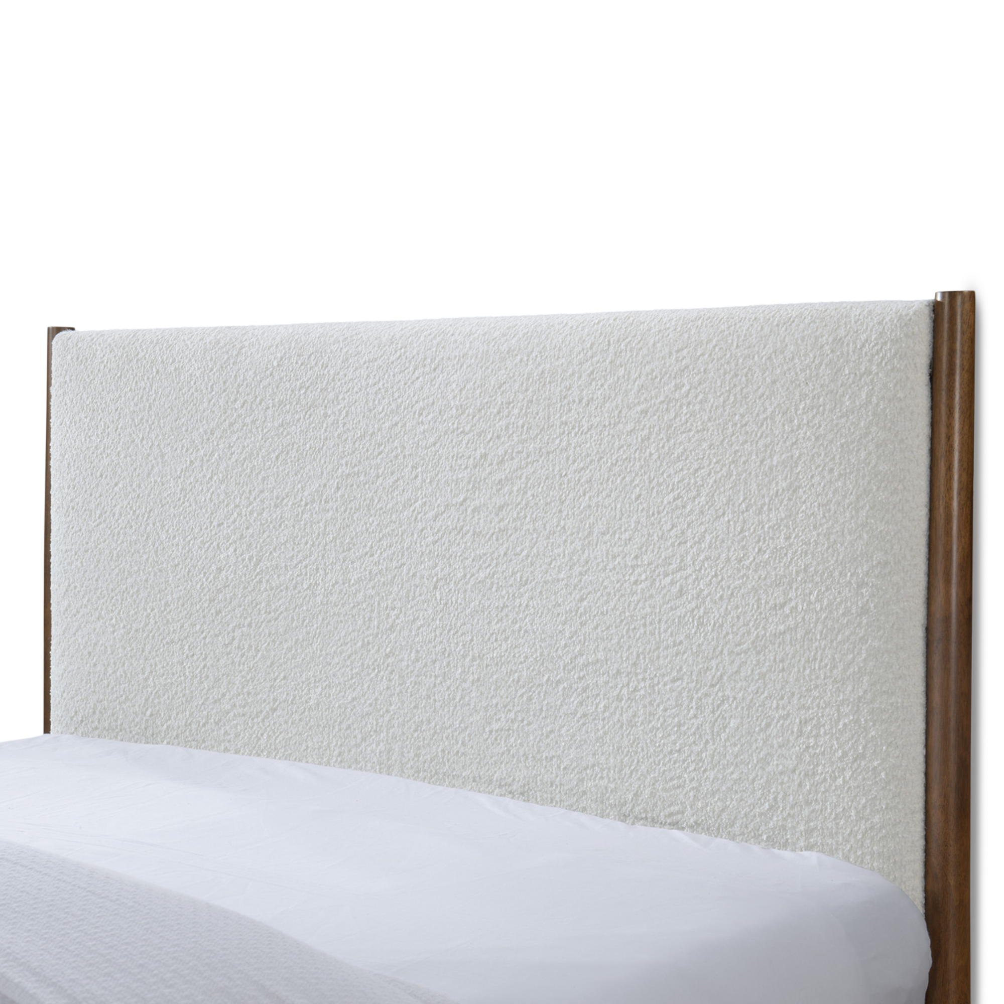 Clara Cream Boucle Bed
