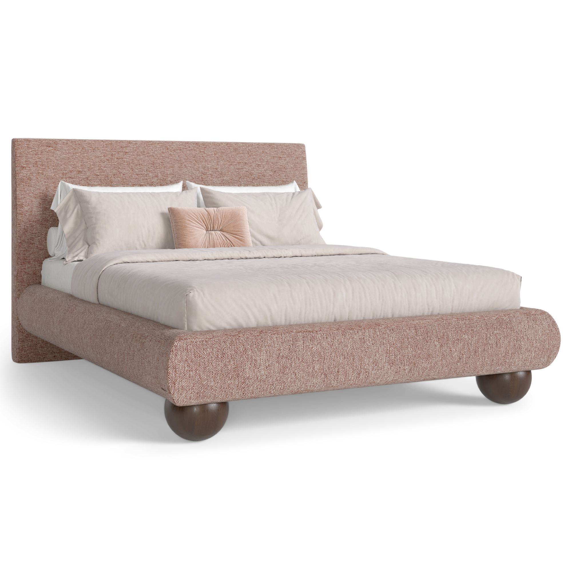 Jude Ball Leg Platform Bed