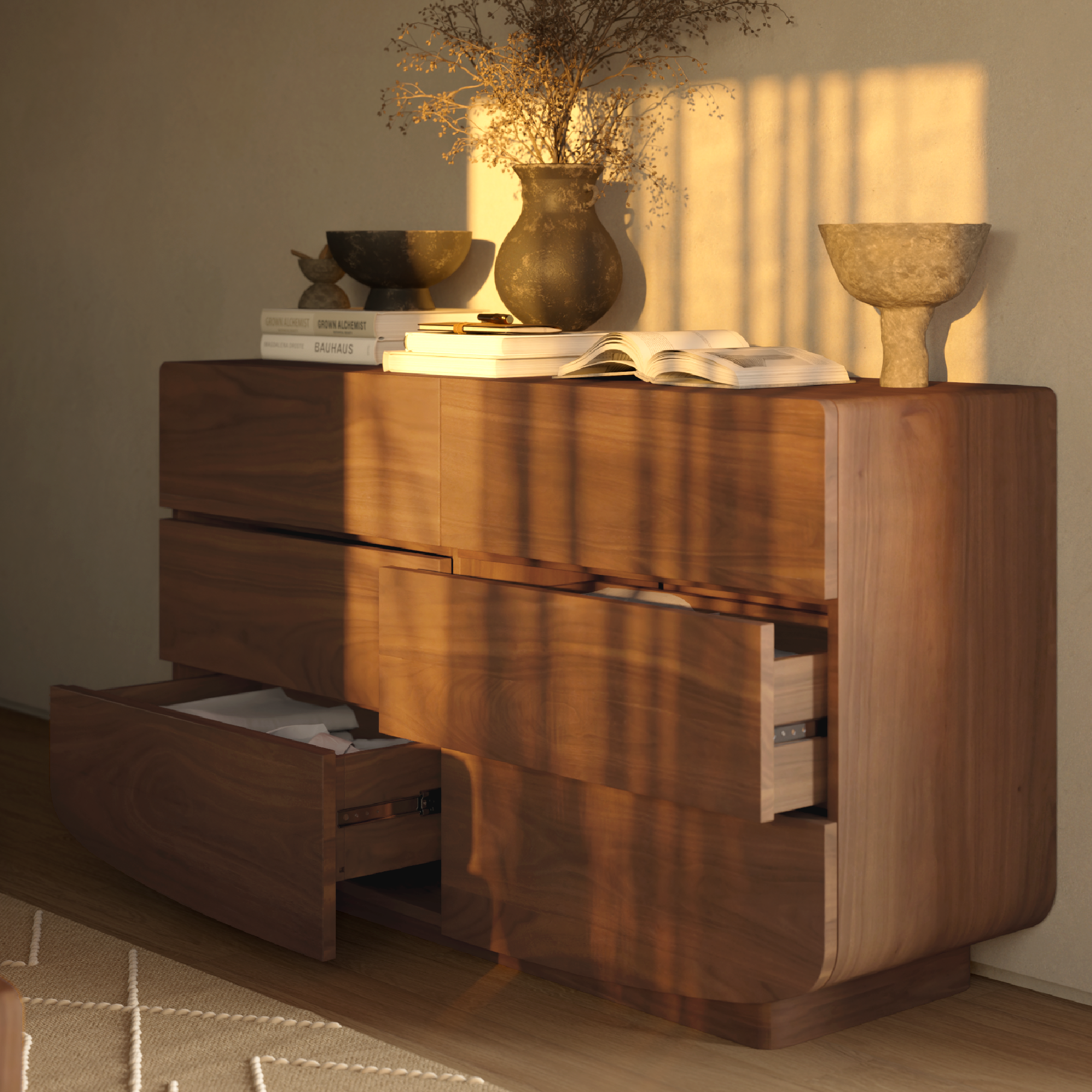Burke Solid Wood Dresser