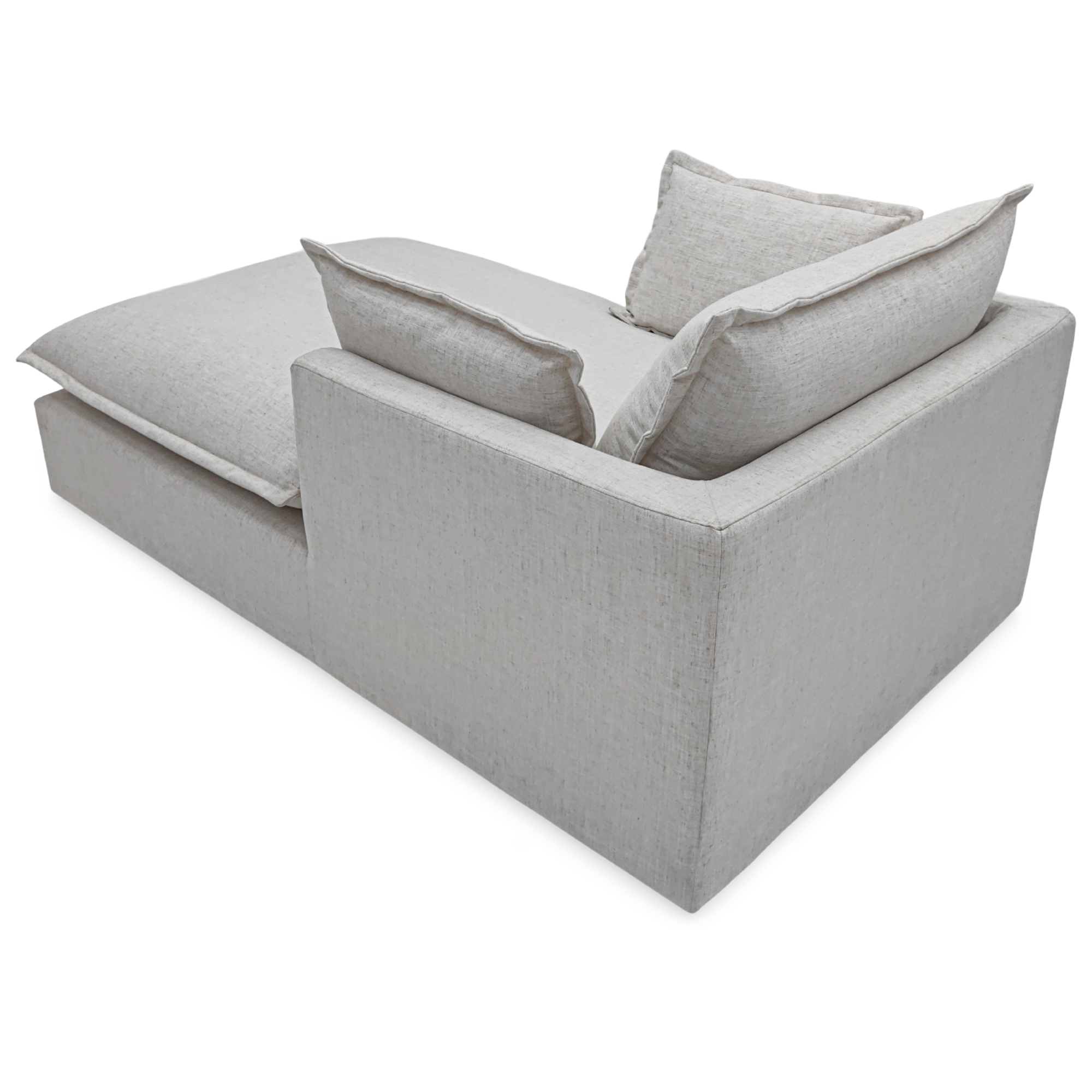 Brie Flange Edge Chaise Lounge