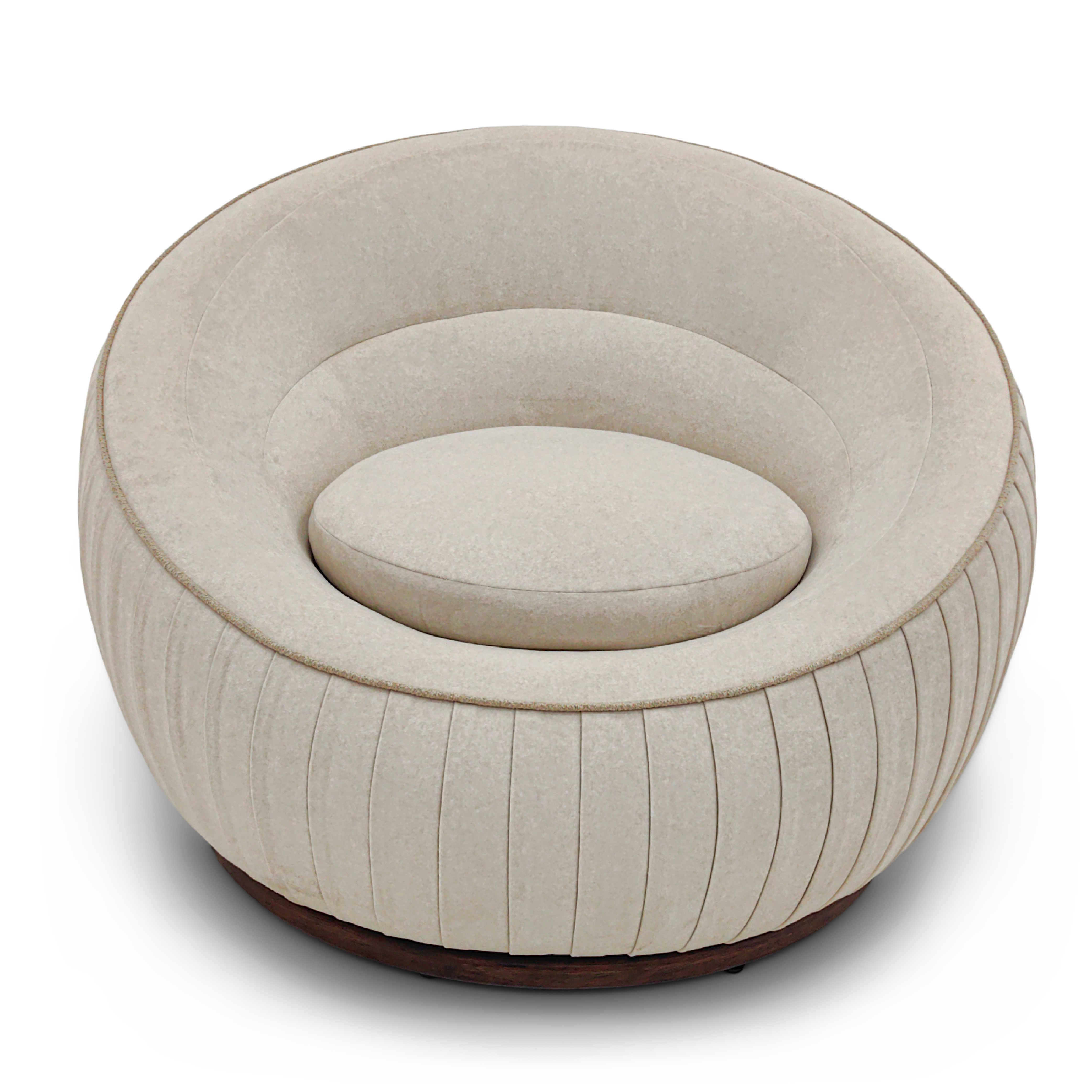 Morris Swivel Egg Chair Ecru