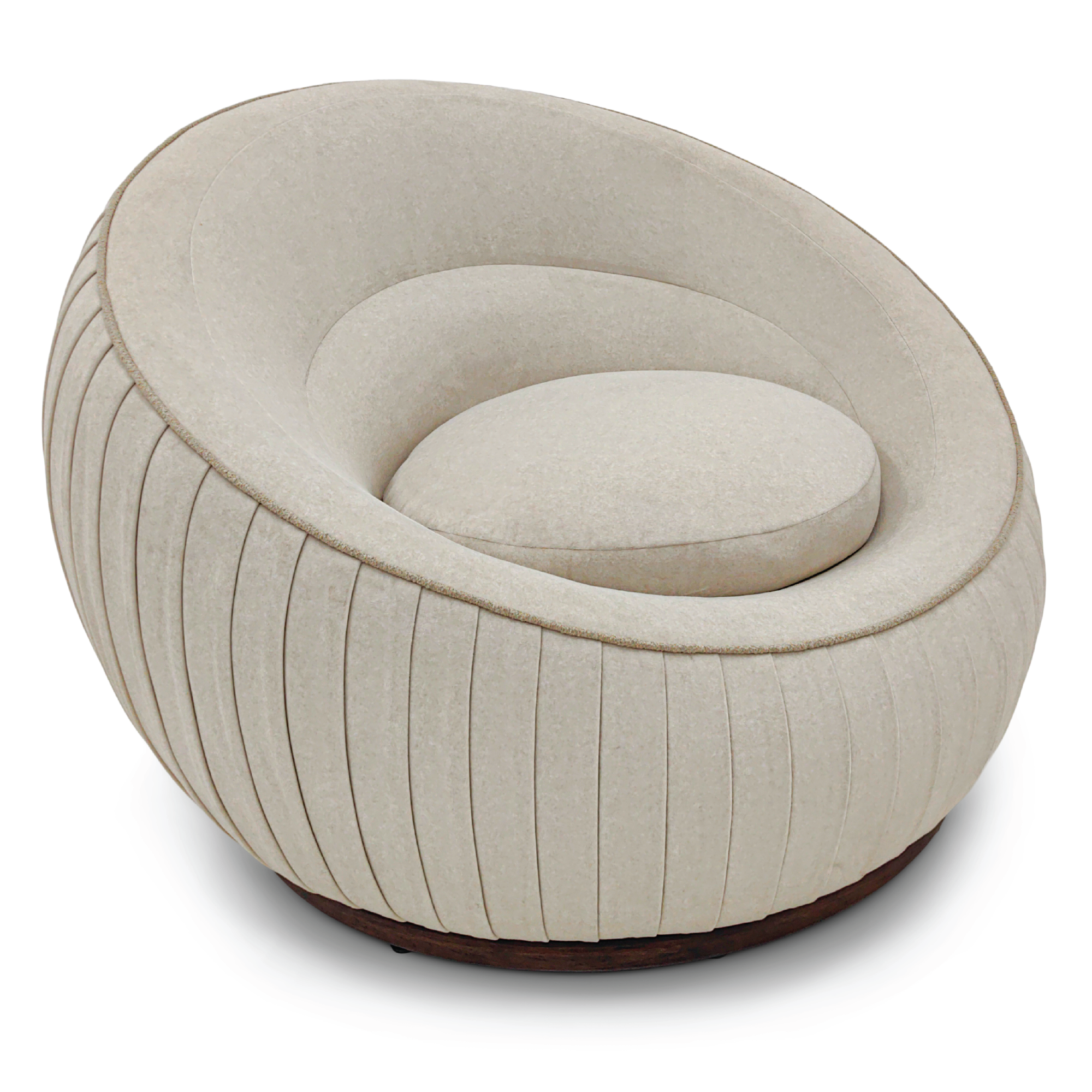 Morris Swivel Egg Chair Ecru