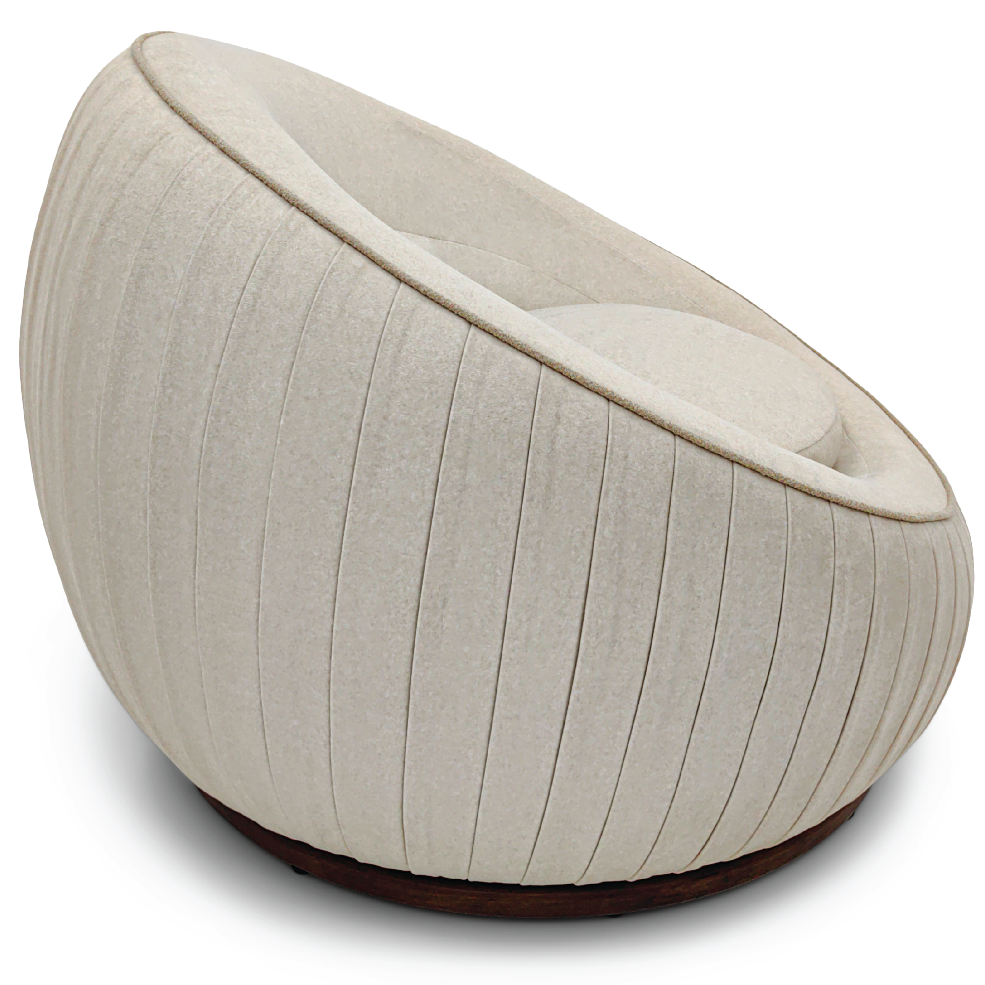 Morris Swivel Egg Chair Ecru