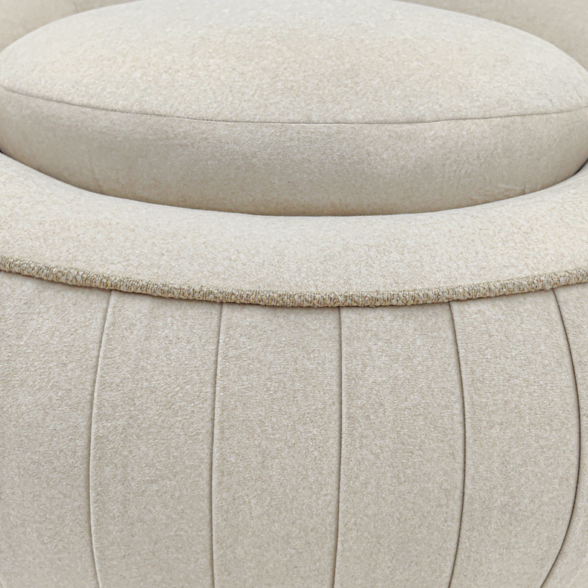 Morris Swivel Egg Chair Ecru
