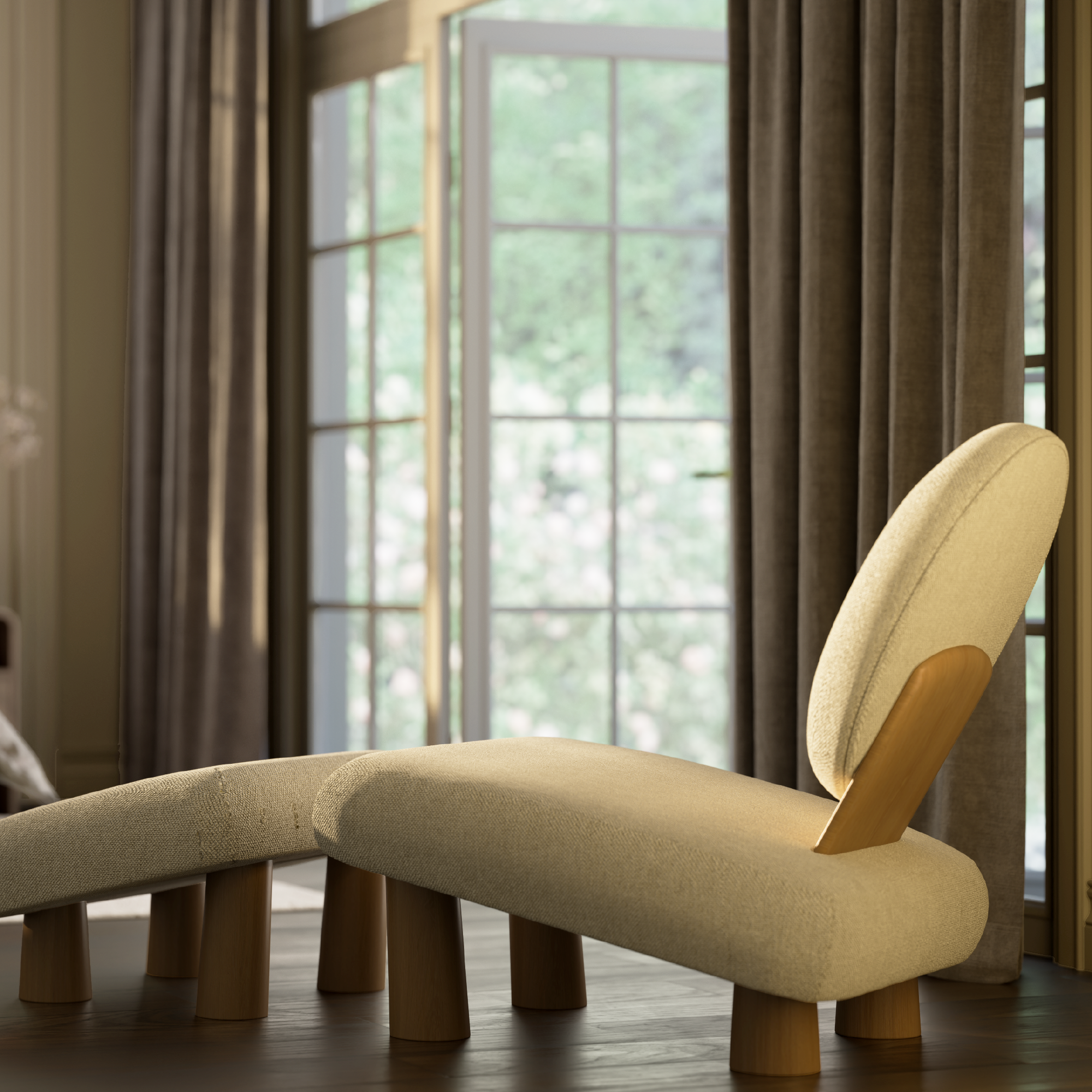 The Arlo Chair & Ottoman