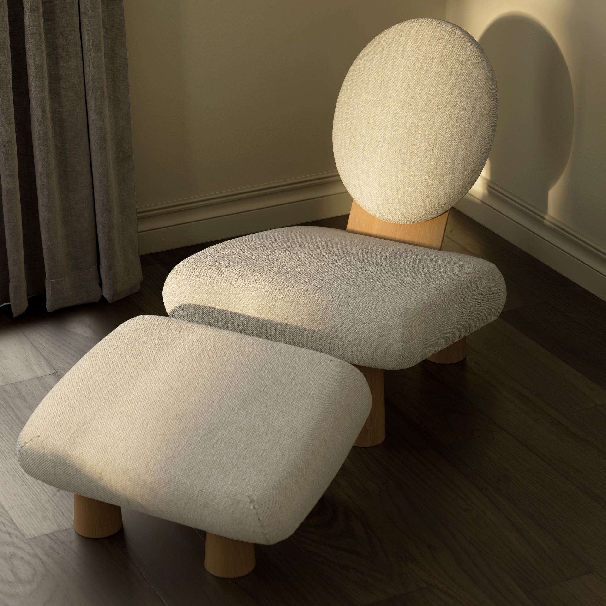 The Arlo Chair & Ottoman
