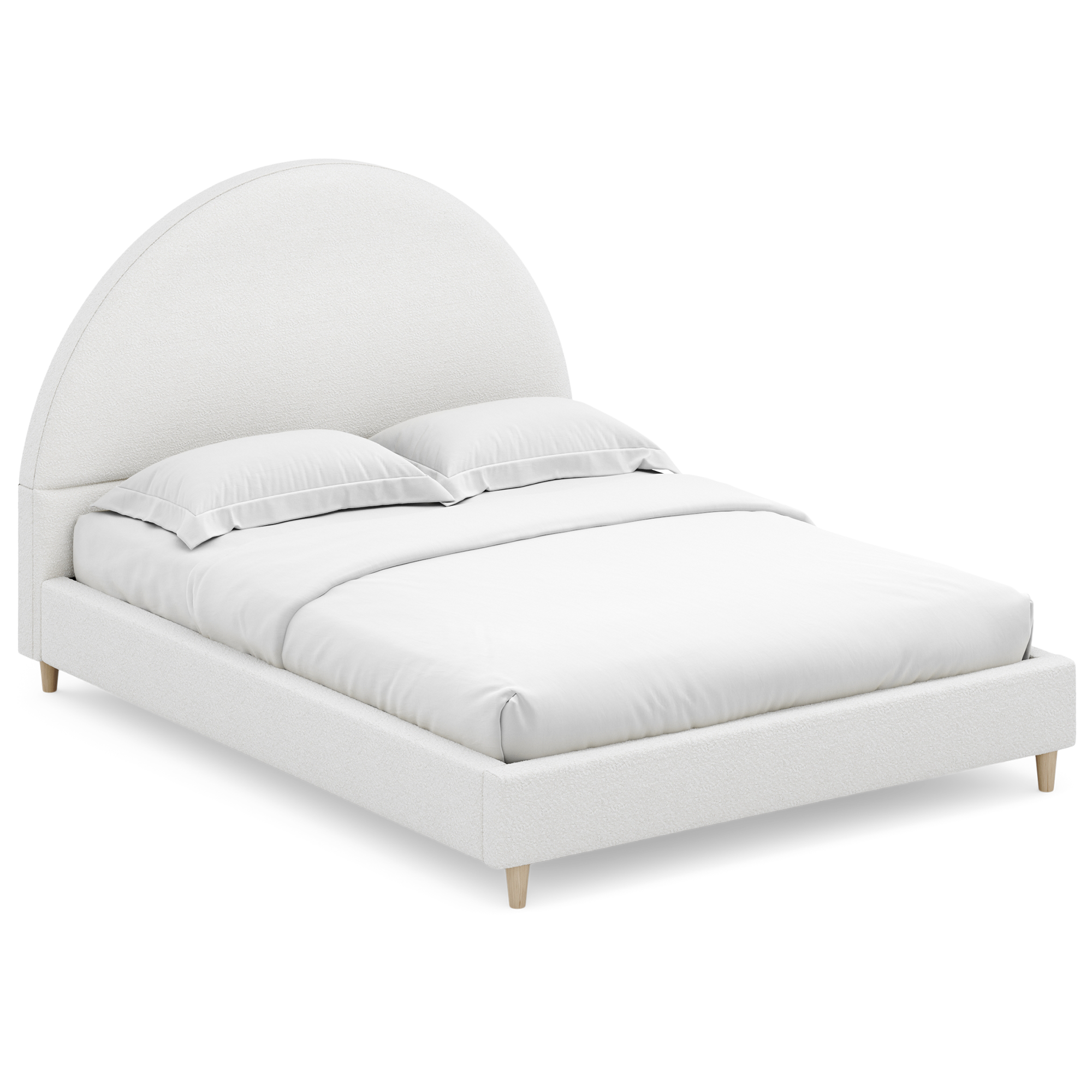 Selene Boucle Arch Bed