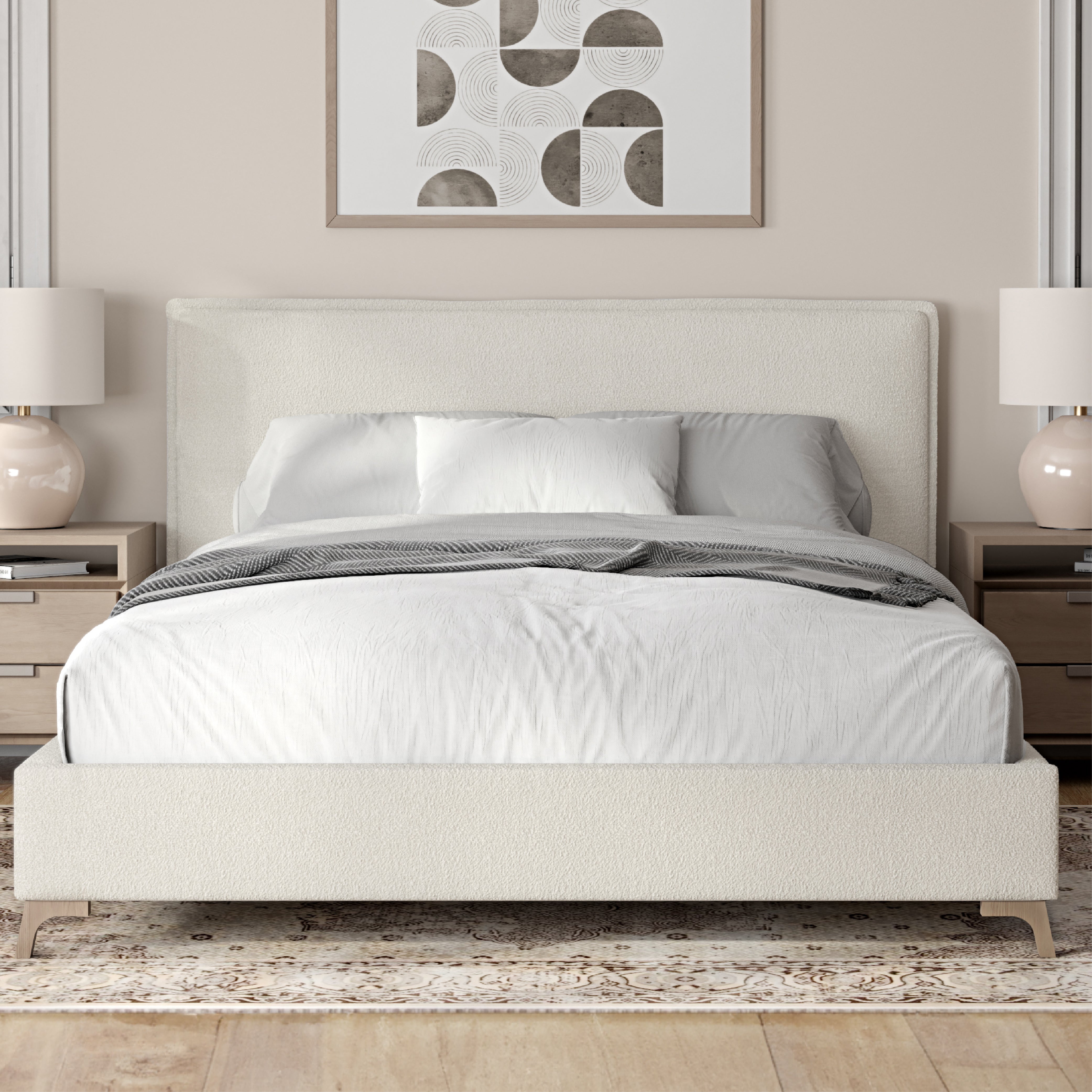 Esme Flange Edge Bed