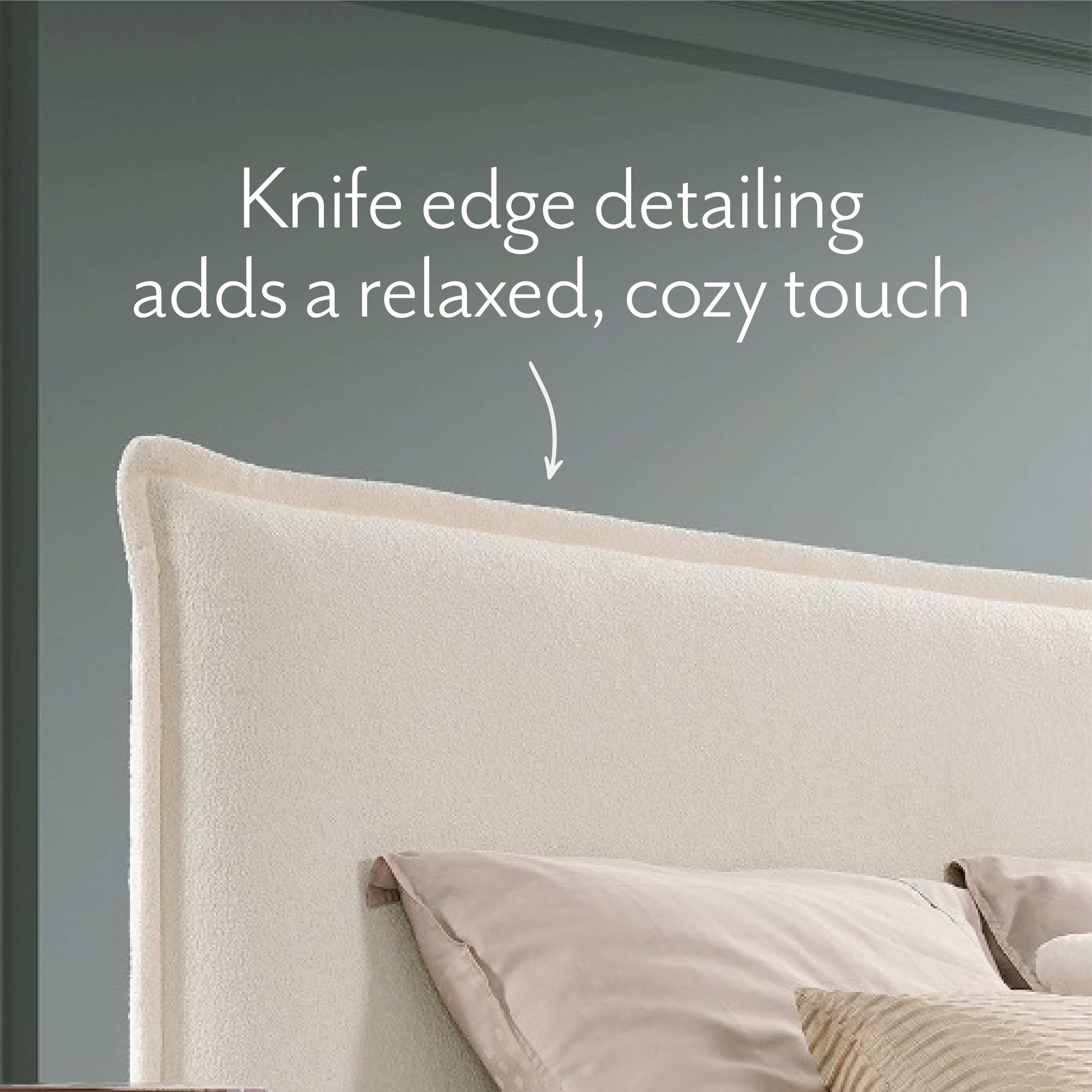 Esme Flange Edge Bed