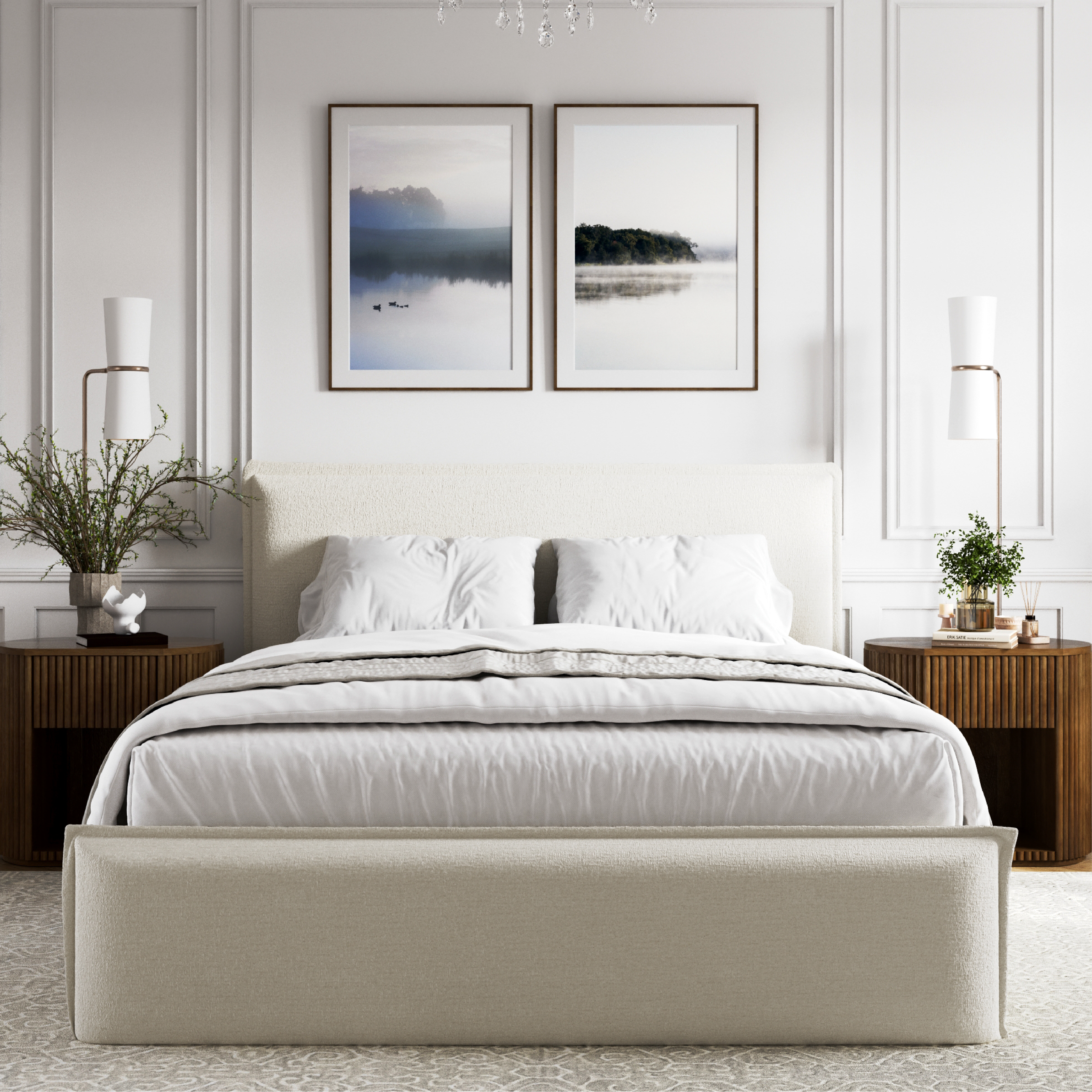 Esme Flange Edge Bed