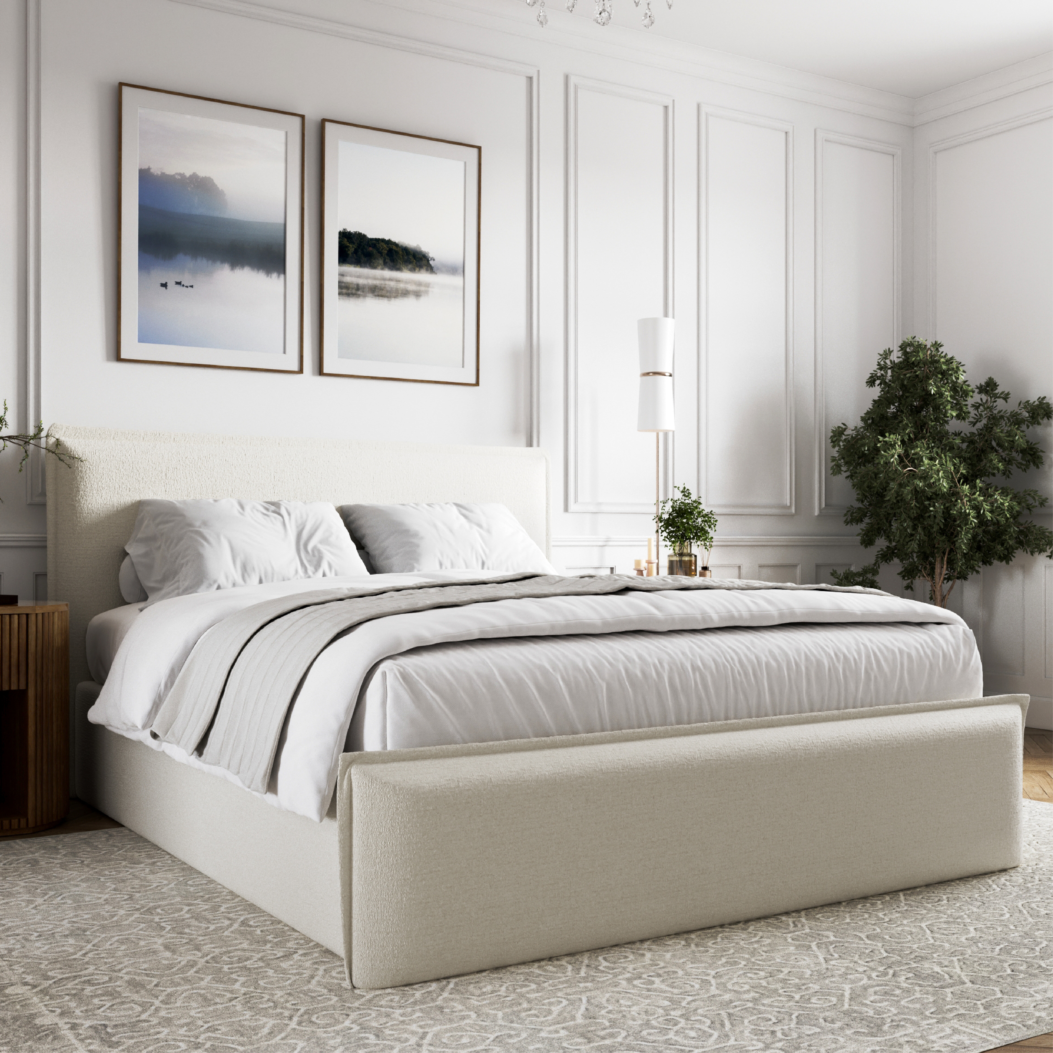 Esme Flange Edge Bed