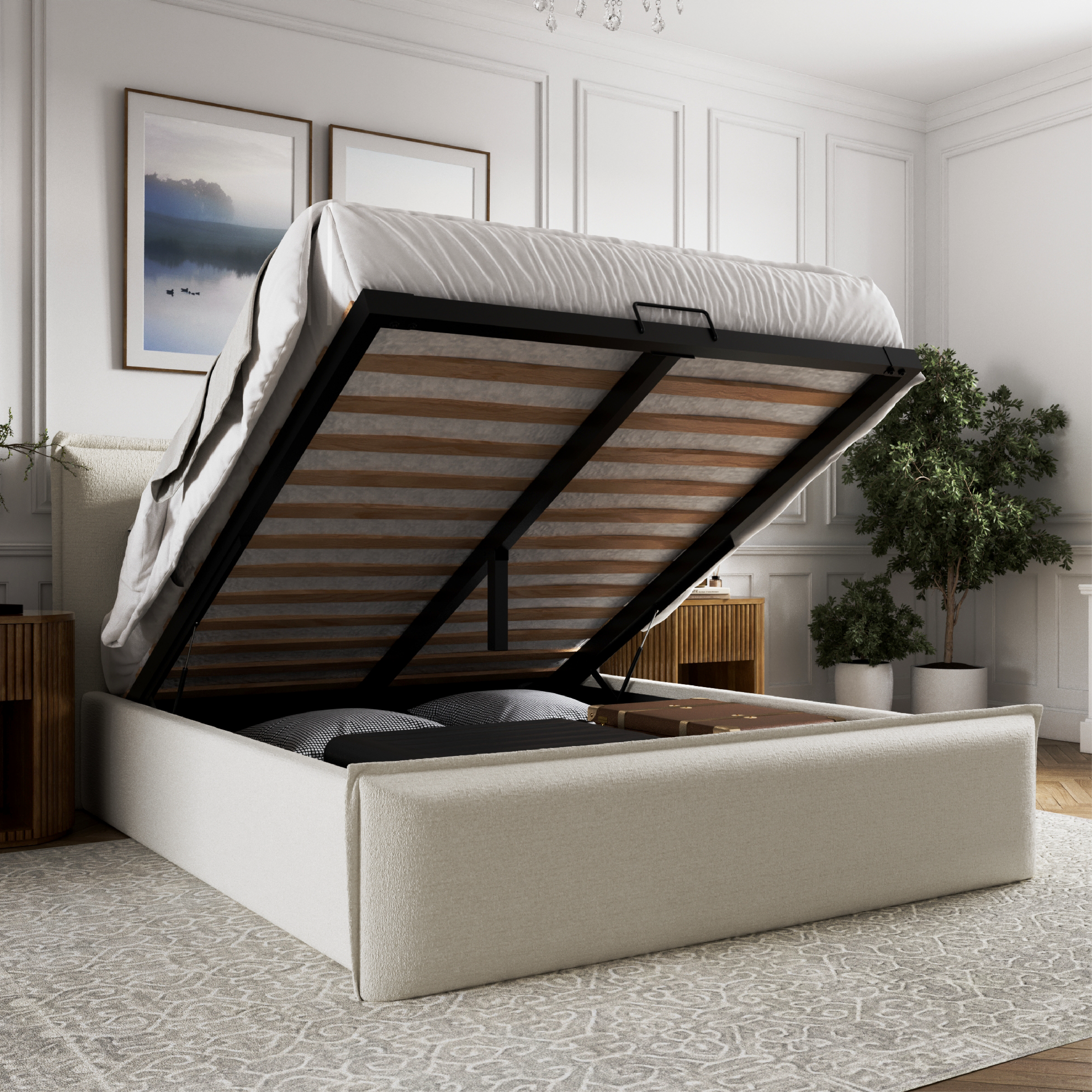 Esme Flange Edge Bed