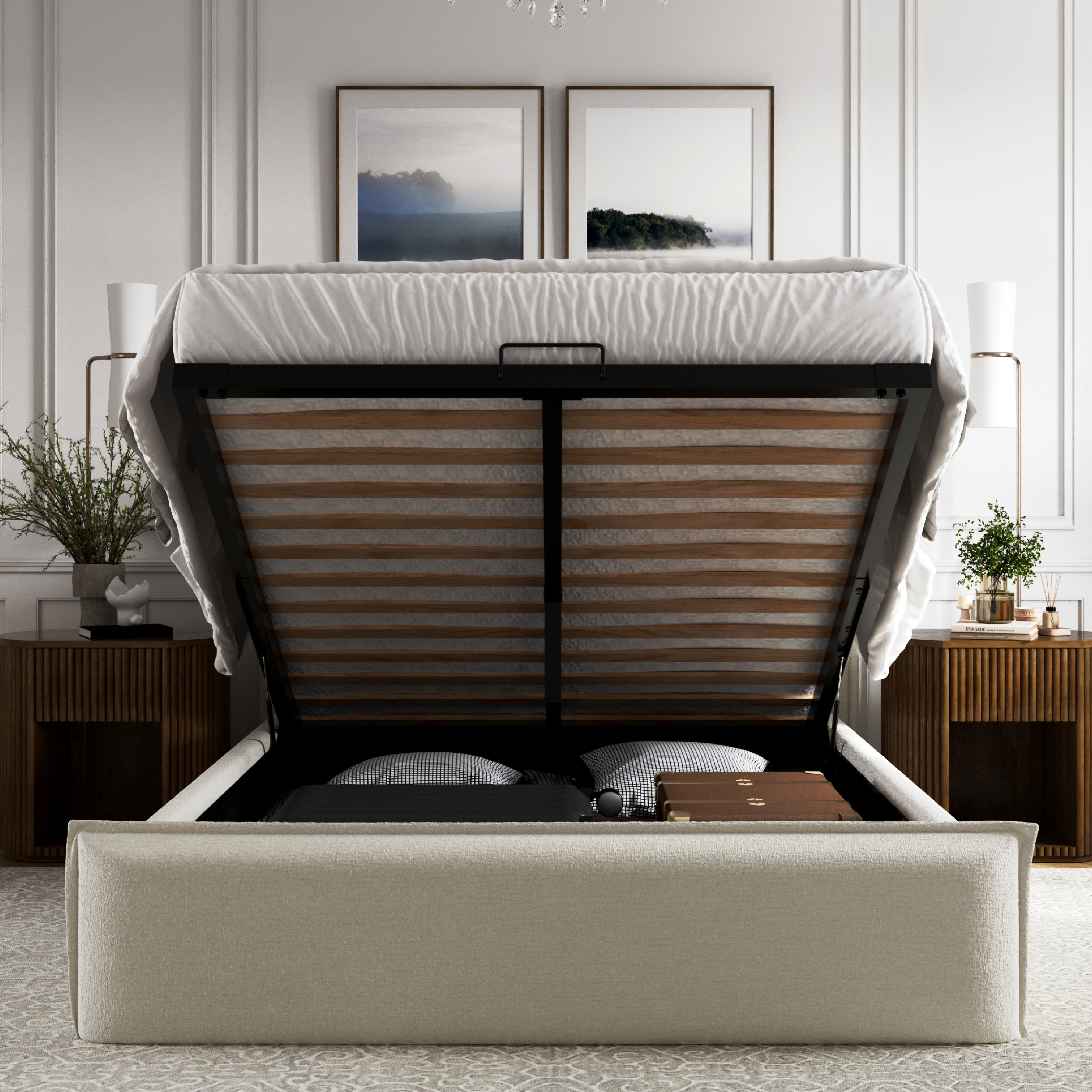 Esme Flange Edge Bed