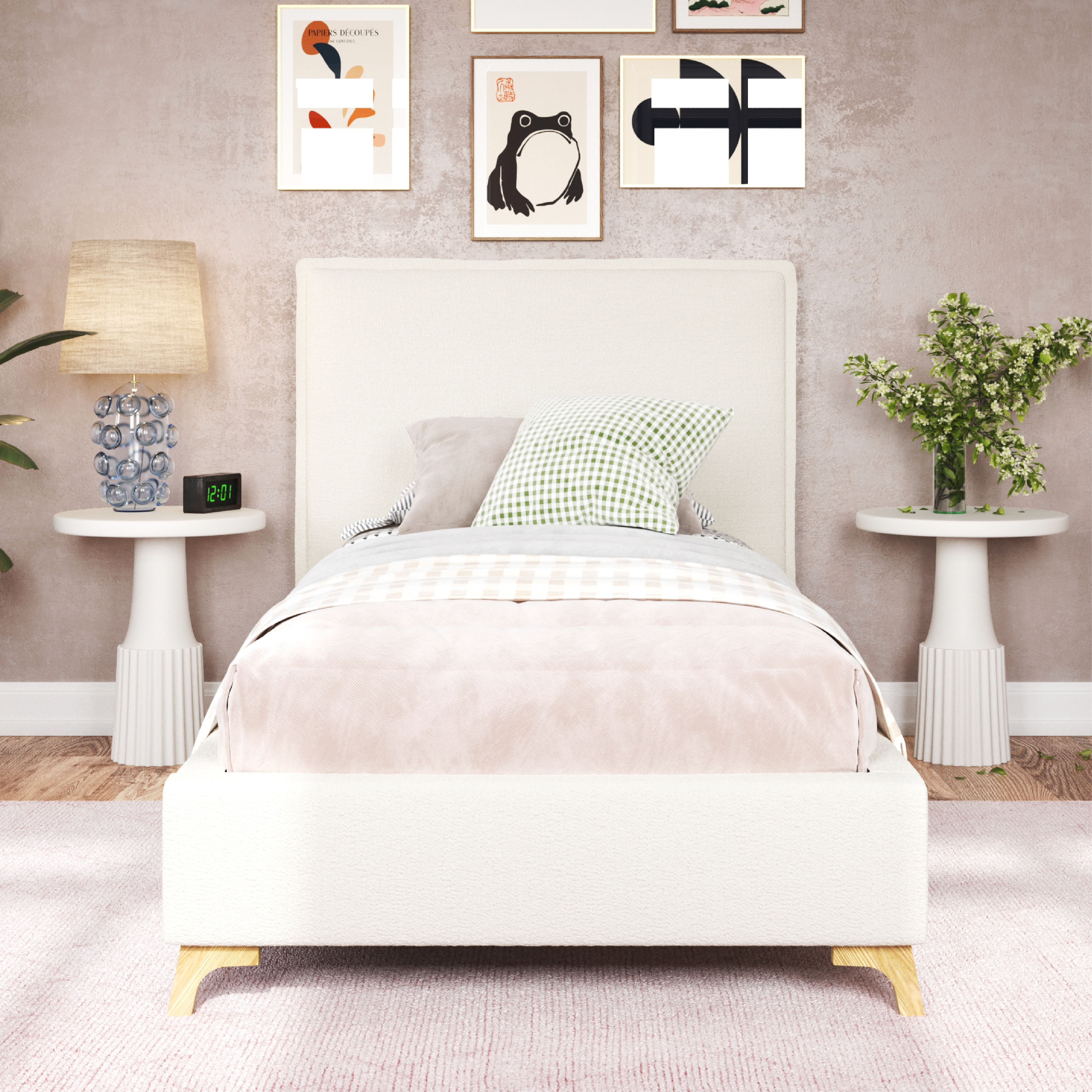 Esme Flange Edge Bed