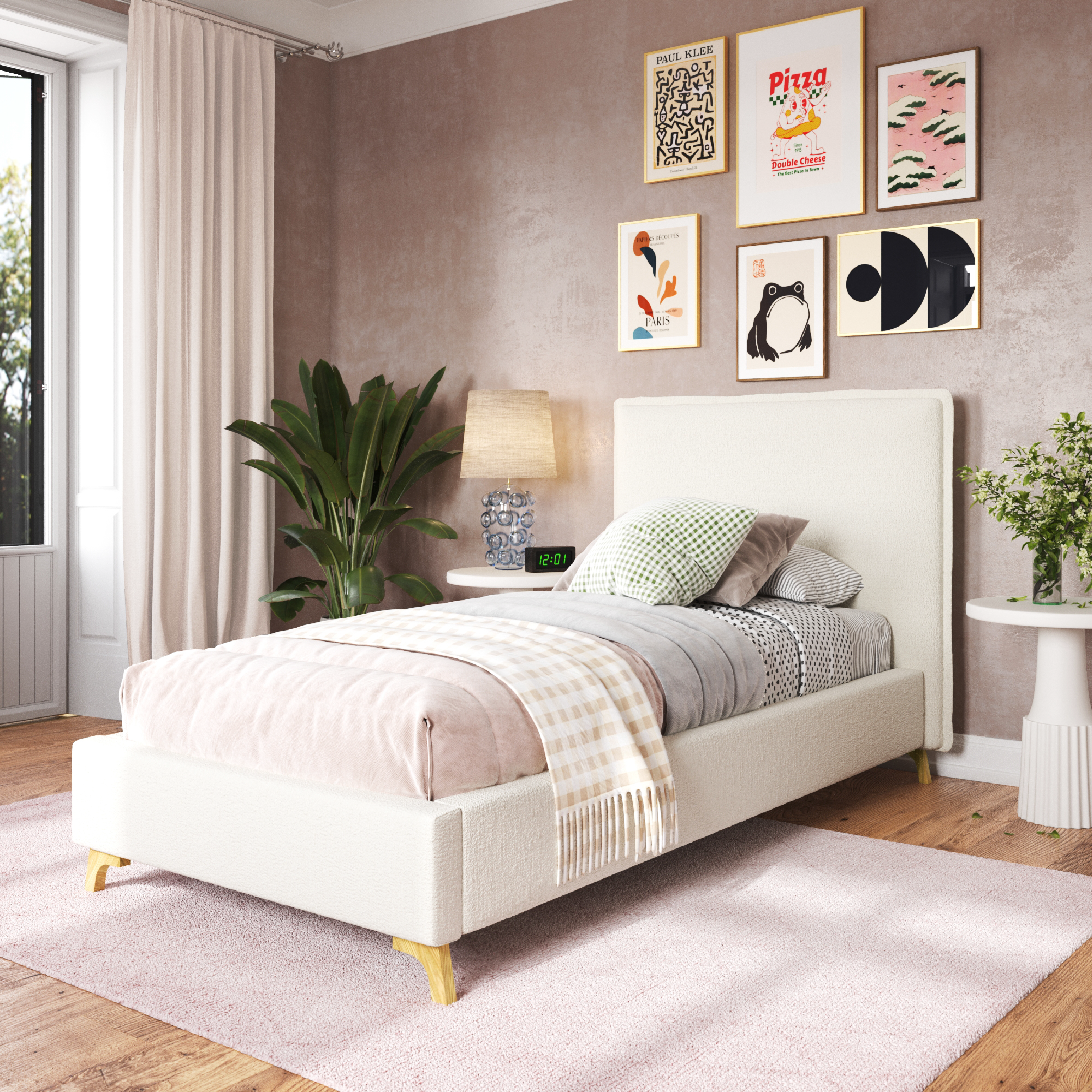 Esme Flange Edge Bed