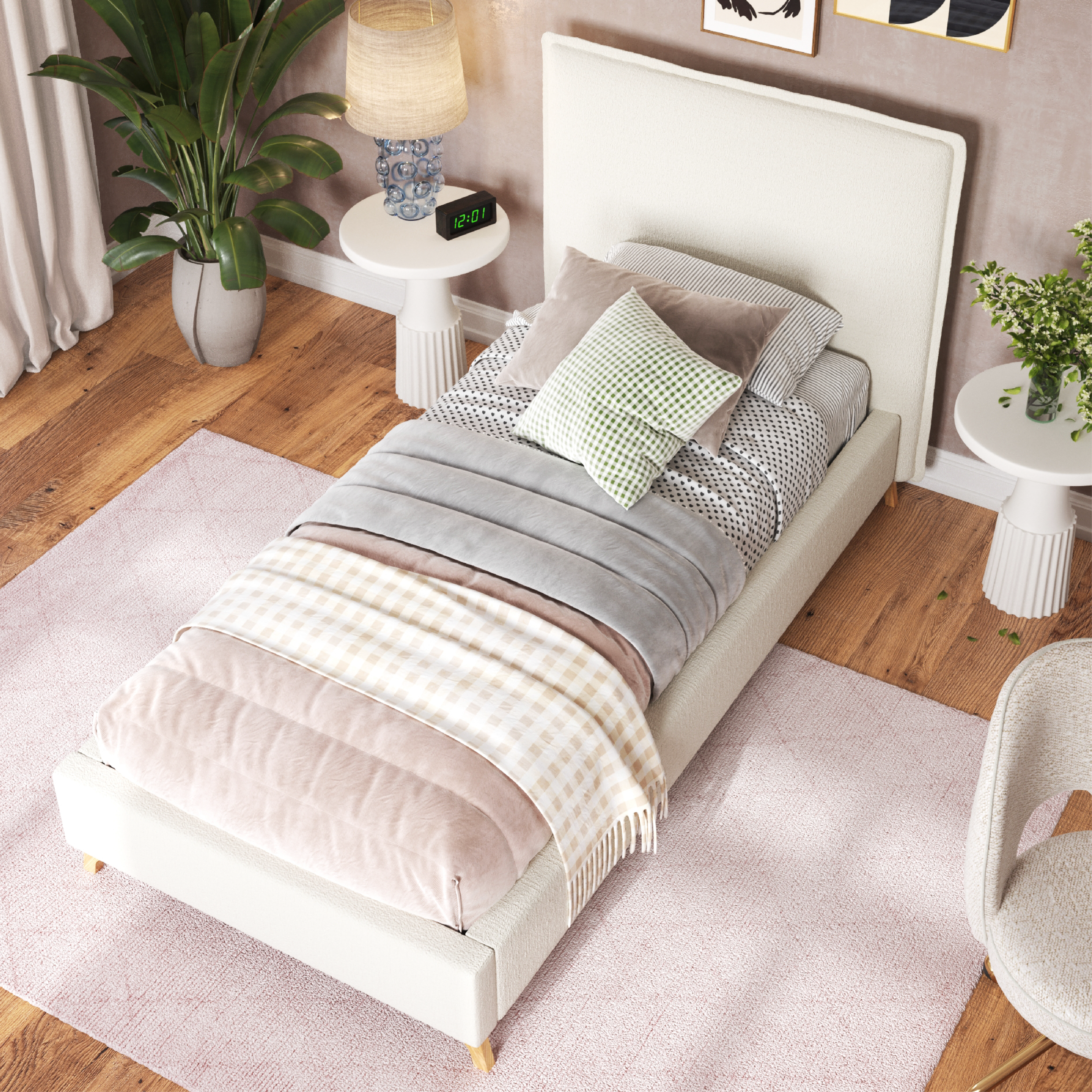 Esme Flange Edge Bed