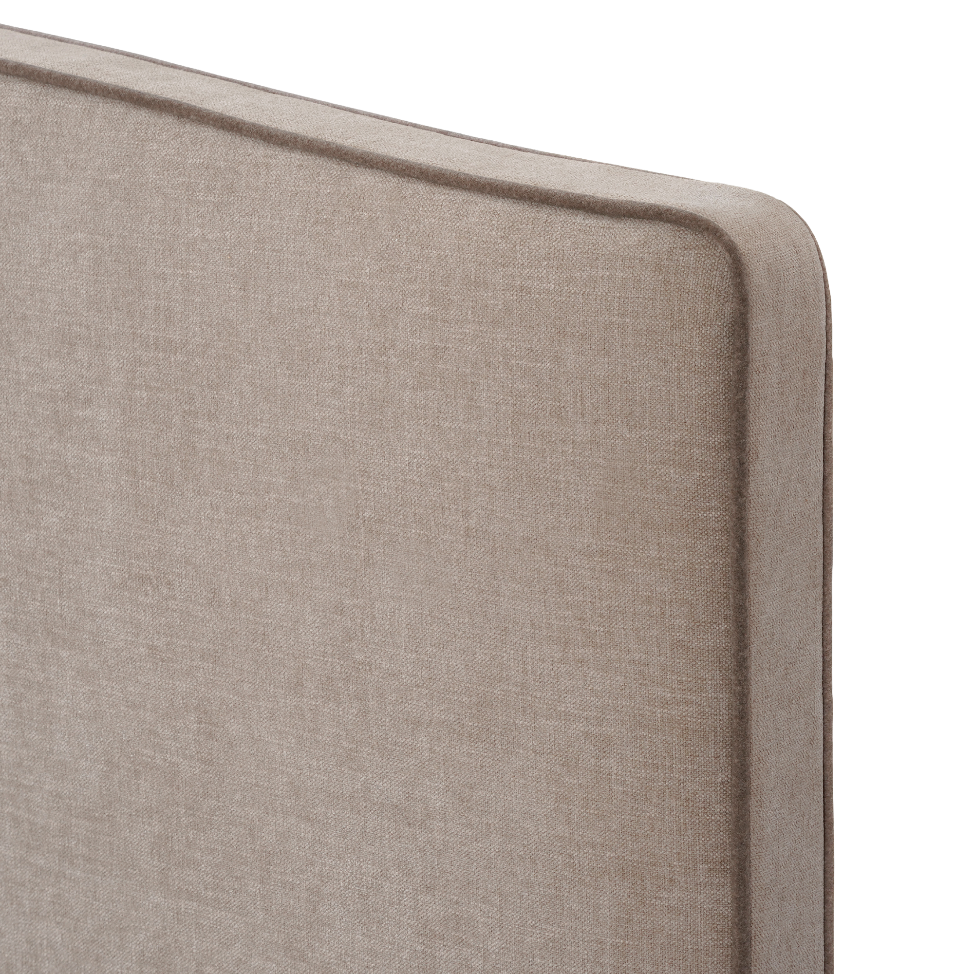 Tori Camelback Queen Bed Taupe