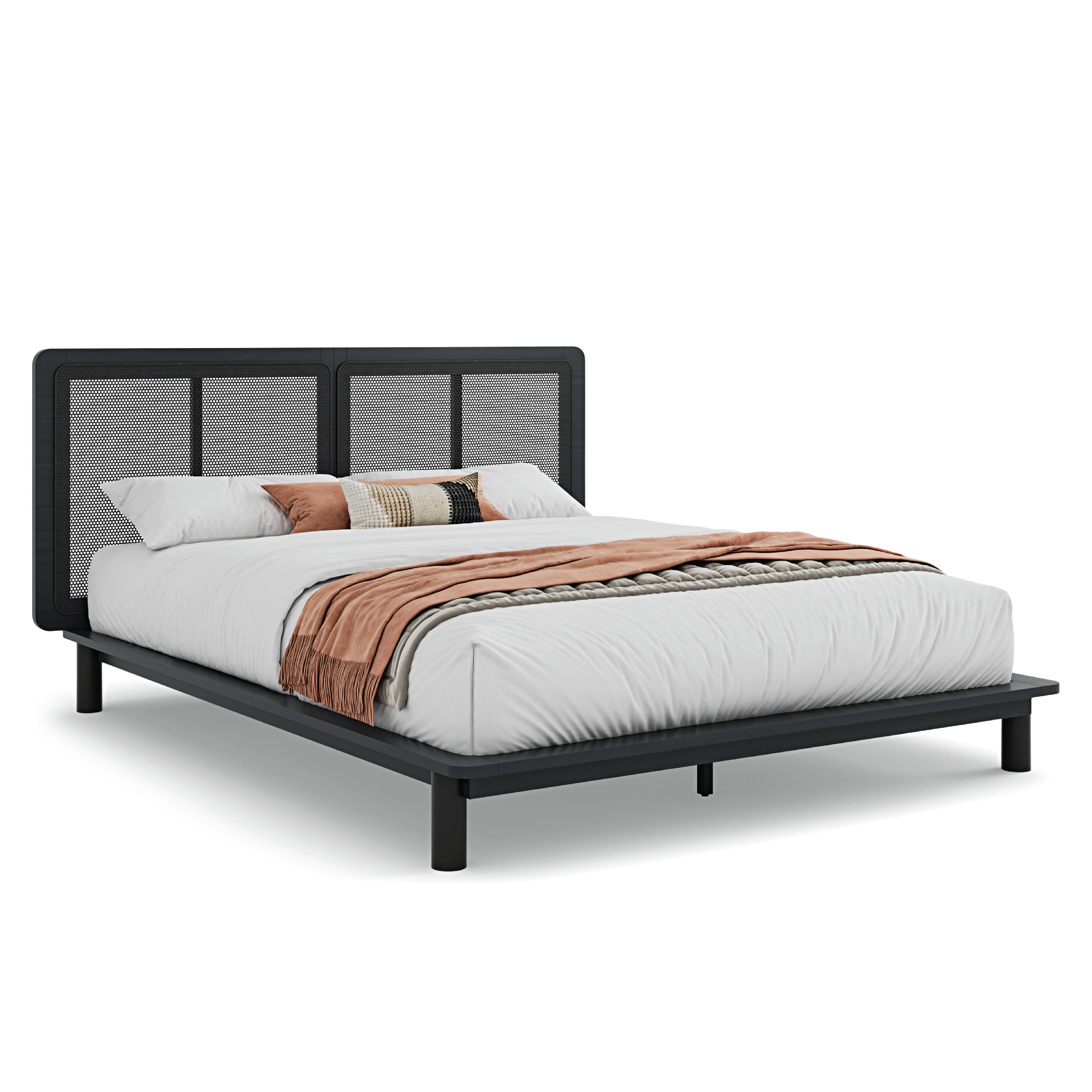 Ridge Rattan Bed