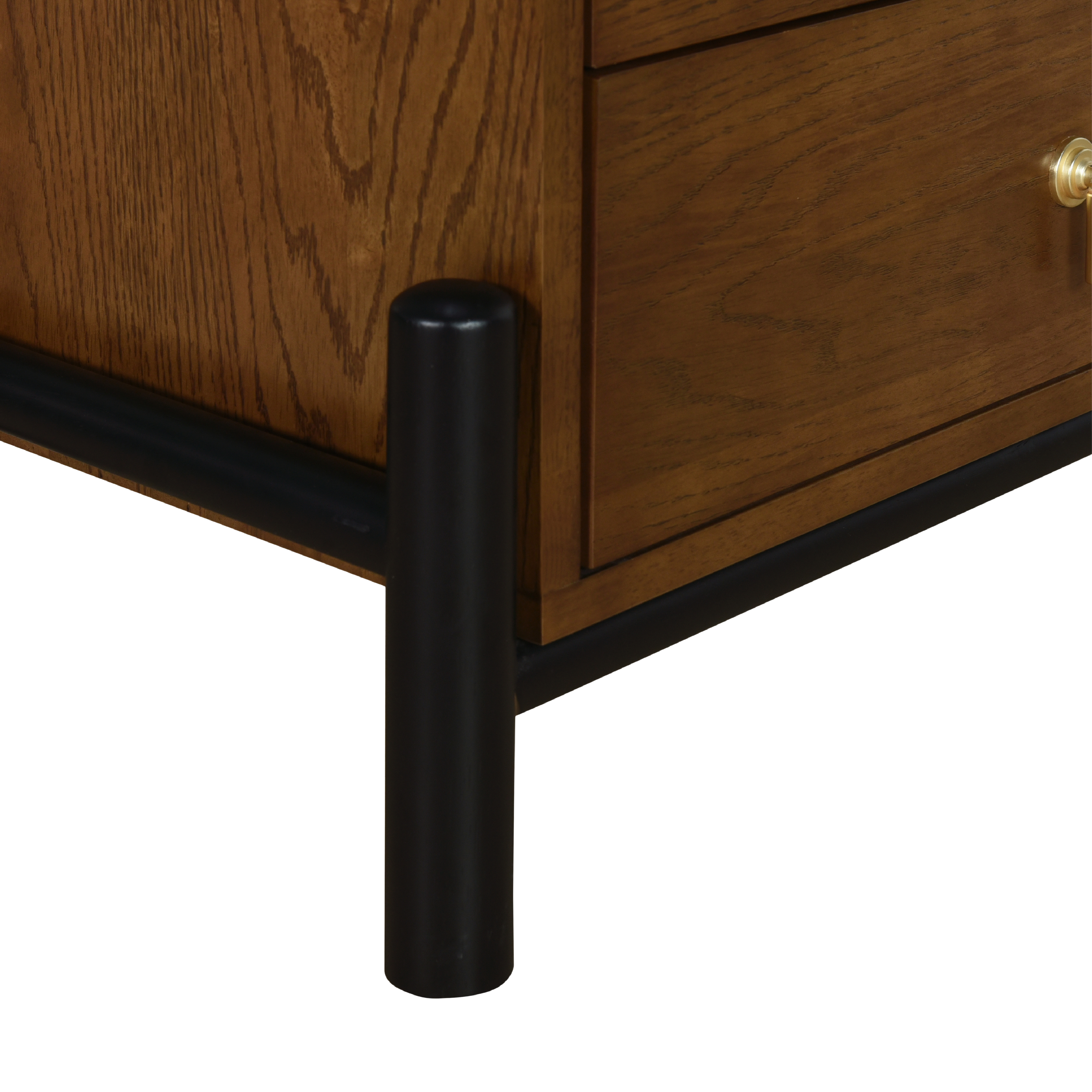 Emory 2-Drawer Solid Wood Nightstand