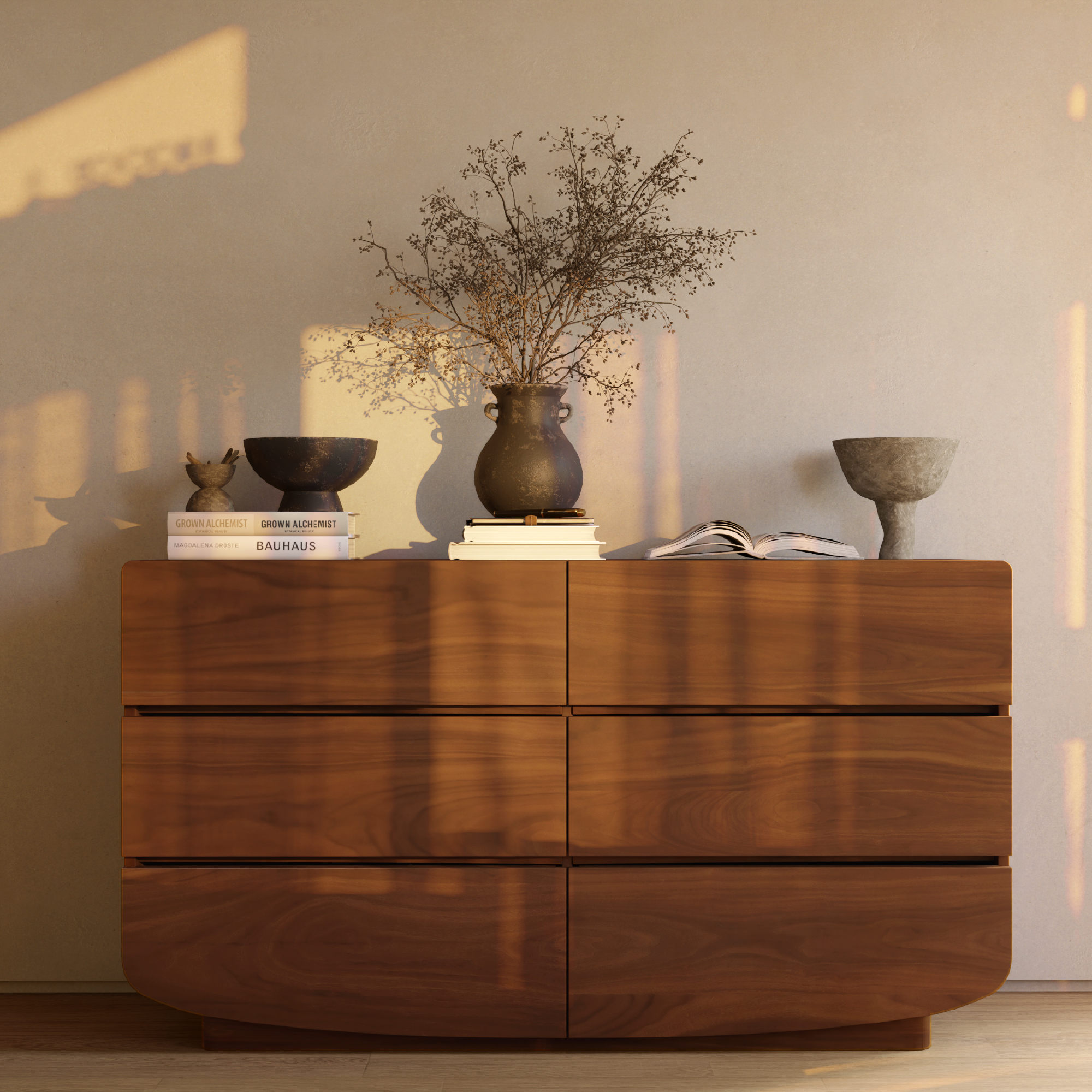 Burke Solid Wood Dresser