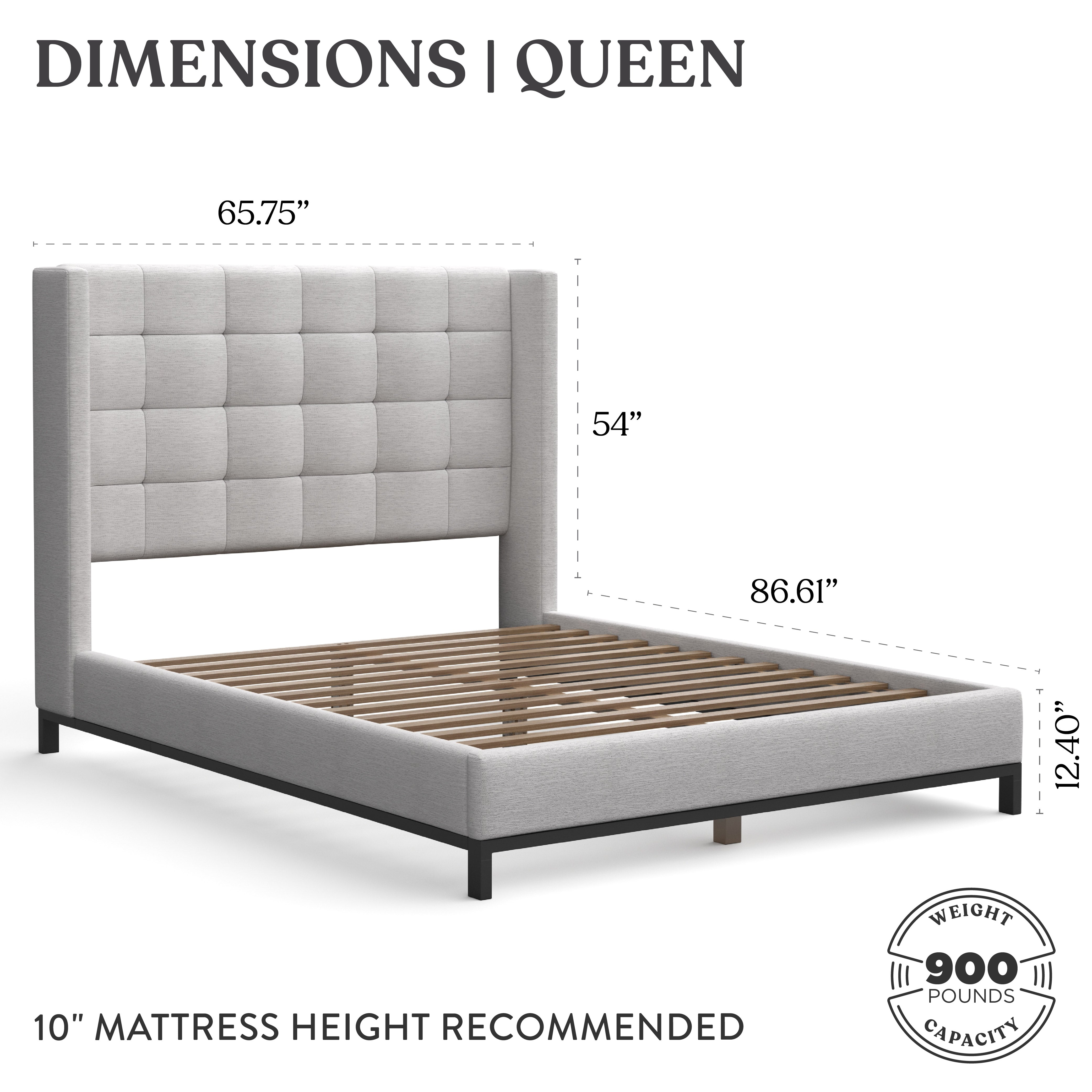 Maxine Queen Metal Base Bed